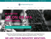 Tablet Screenshot of empoweringyouconsulting.com